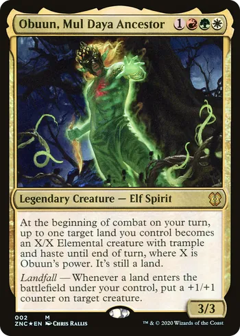 Obuun, Mul Daya Ancestor, Magic: The Gathering card