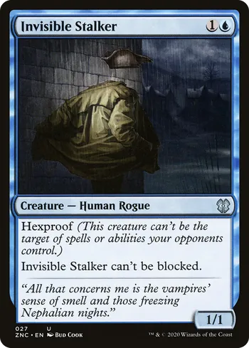 Invisible Stalker, Magic: The Gathering Karte