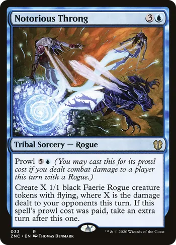 Notorious Throng, Magic: The Gathering Karte